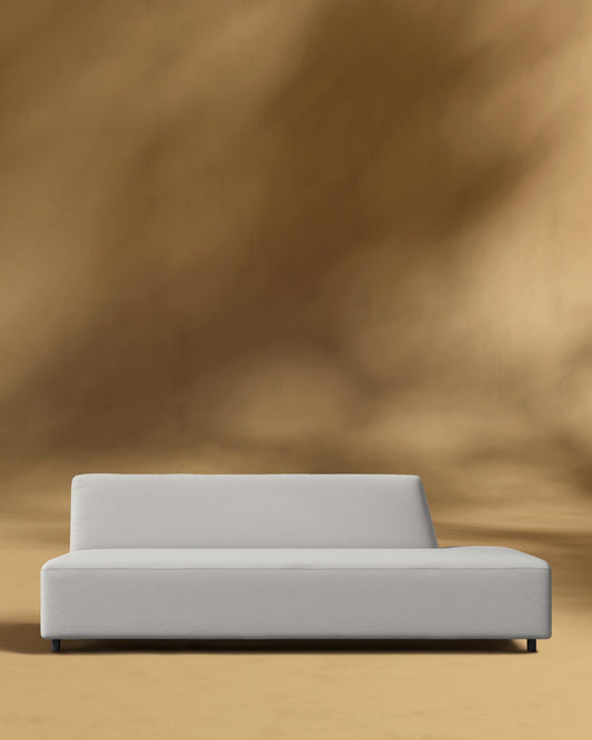 Mika Outdoor Armless Open Right 3 Seater