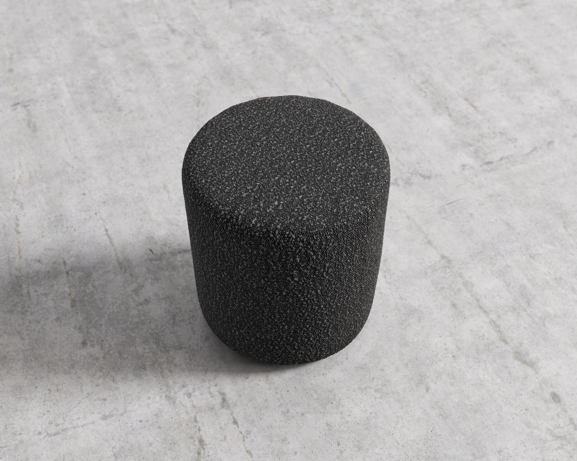 Nova Pouf - Chatou Boucle - Caviar