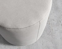 Nova Pouf - Venice Vegan Suede - Chiffon
