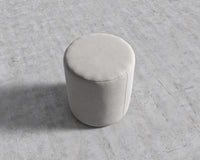 Nova Pouf - Venice Vegan Suede - Chiffon