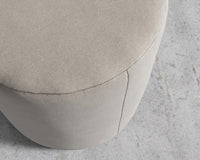 Nova Pouf - Venice Vegan Suede - Latte