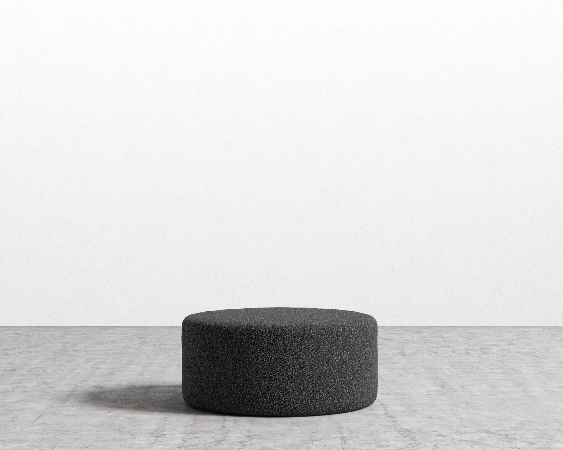 Nova Pouf Large - Chatou Boucle - Caviar