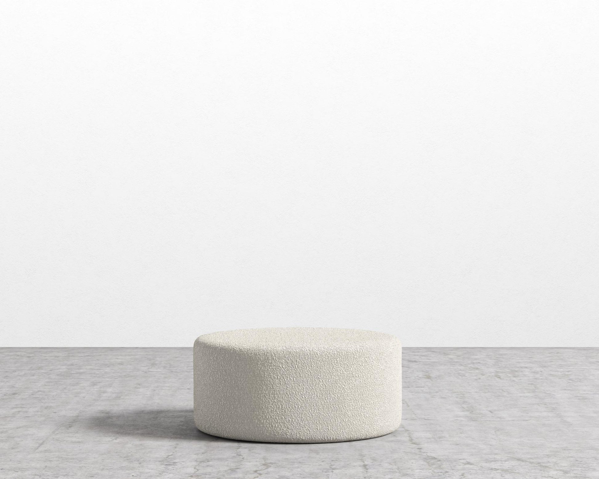 Nova Pouf Large - Chatou Boucle - Pearl
