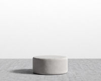 Nova Pouf Large - Venice Vegan Suede - Chiffon