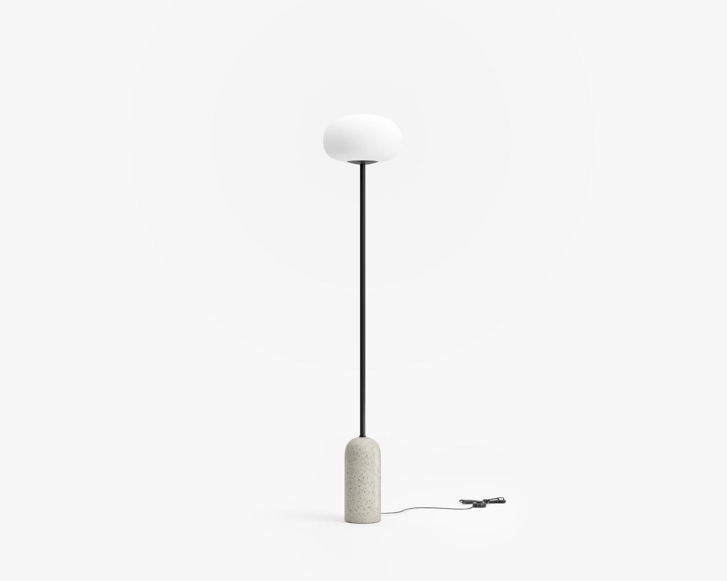 Nino Floor Lamp - White Terrazzo