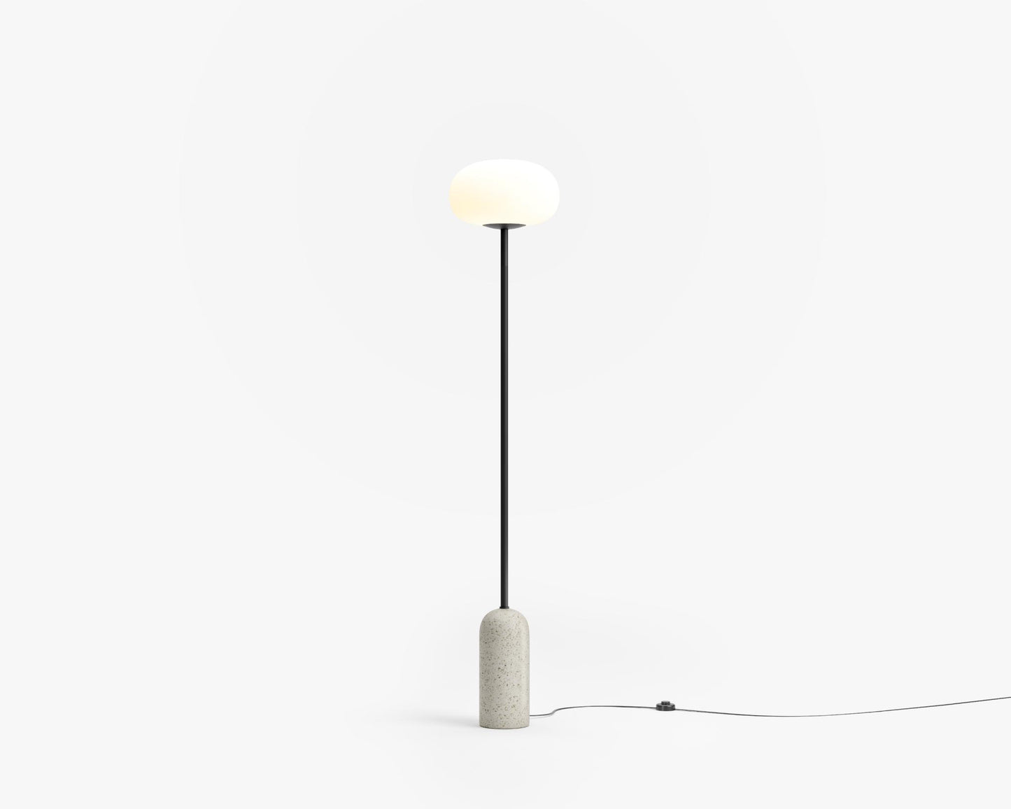 Nino Floor Lamp - White Terrazzo
