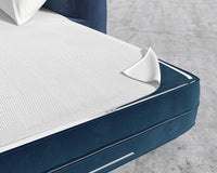 Milo Sleeper Sectional - Plush Velvet - Cobalt