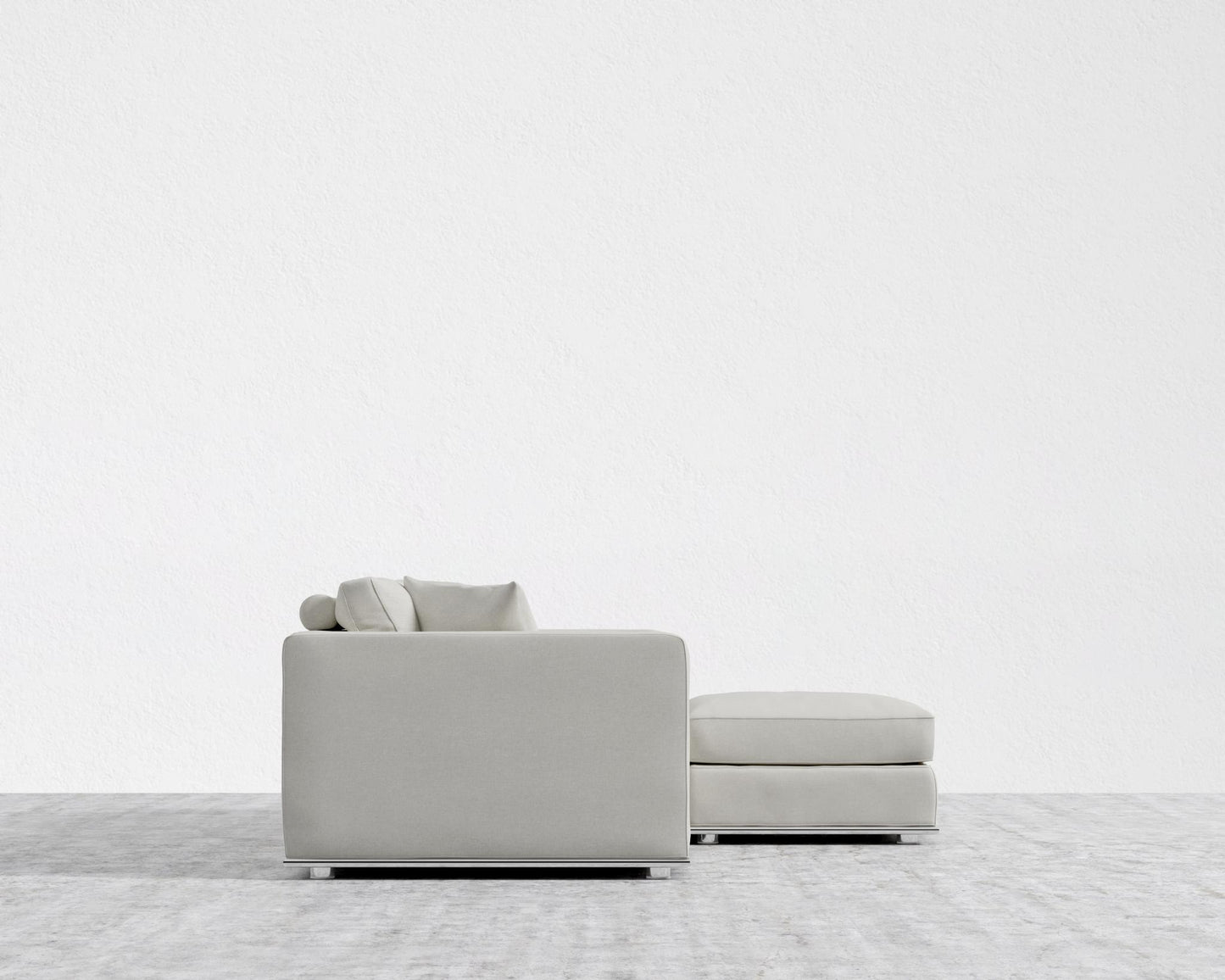 Milo Sleeper Sofa 88in - Ottoman - Modern Felt - Alesund