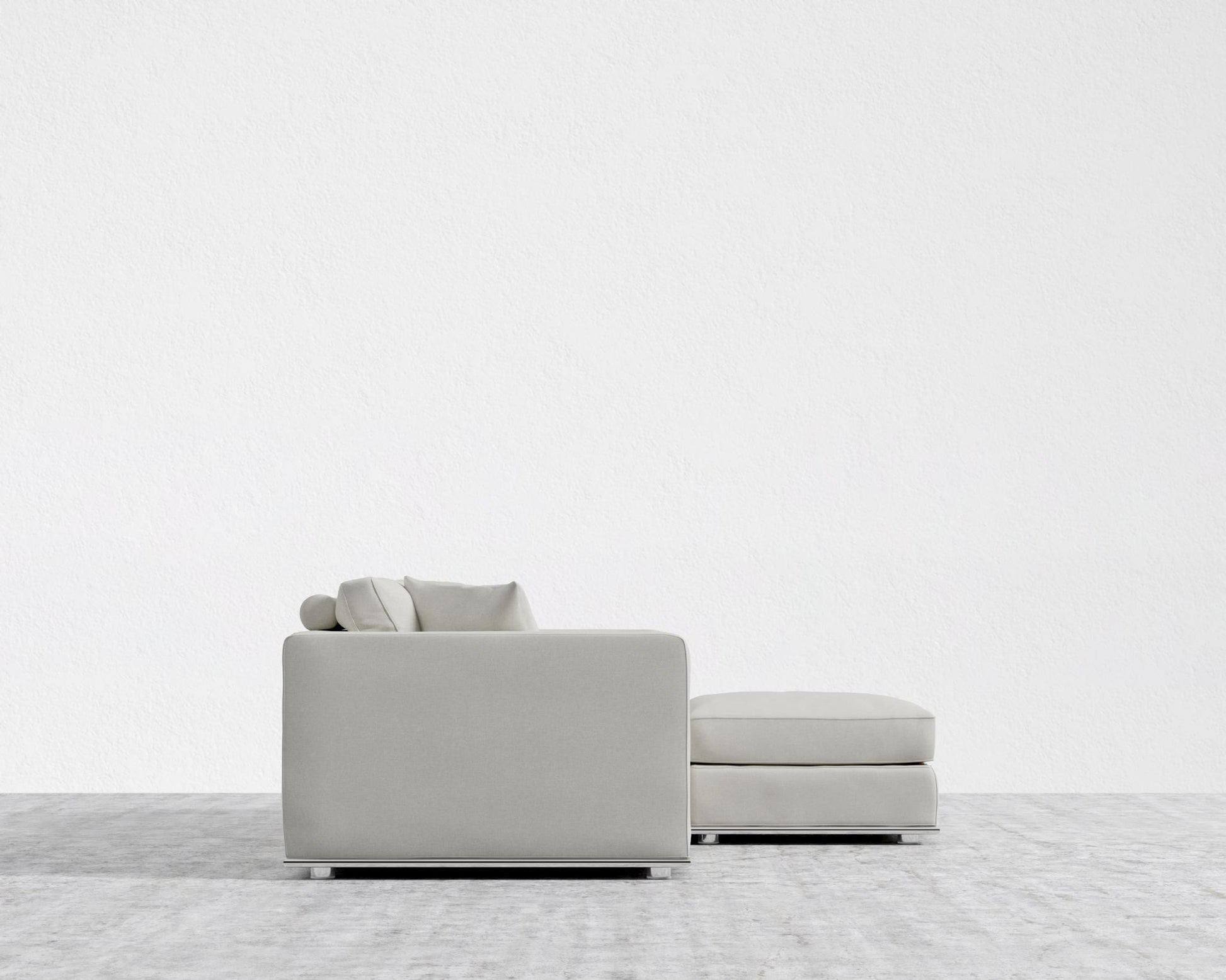 Milo Sleeper Sofa 88in - Ottoman - Modern Felt - Alesund