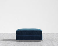 Milo Sleeper Sofa 88in - Ottoman - Plush Velvet - Cobalt