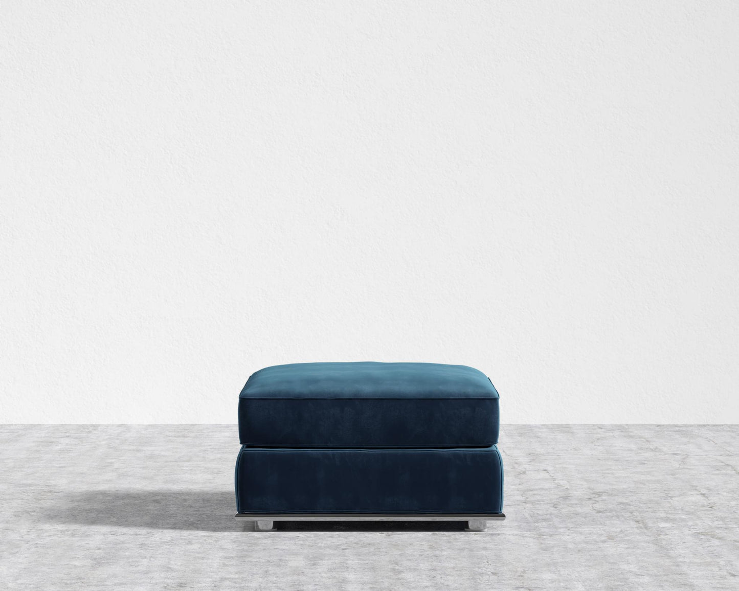 Milo Sleeper Sofa 88in - Ottoman - Plush Velvet - Cobalt