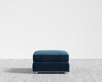 Milo Sleeper Sofa 88in - Ottoman - Plush Velvet - Cobalt