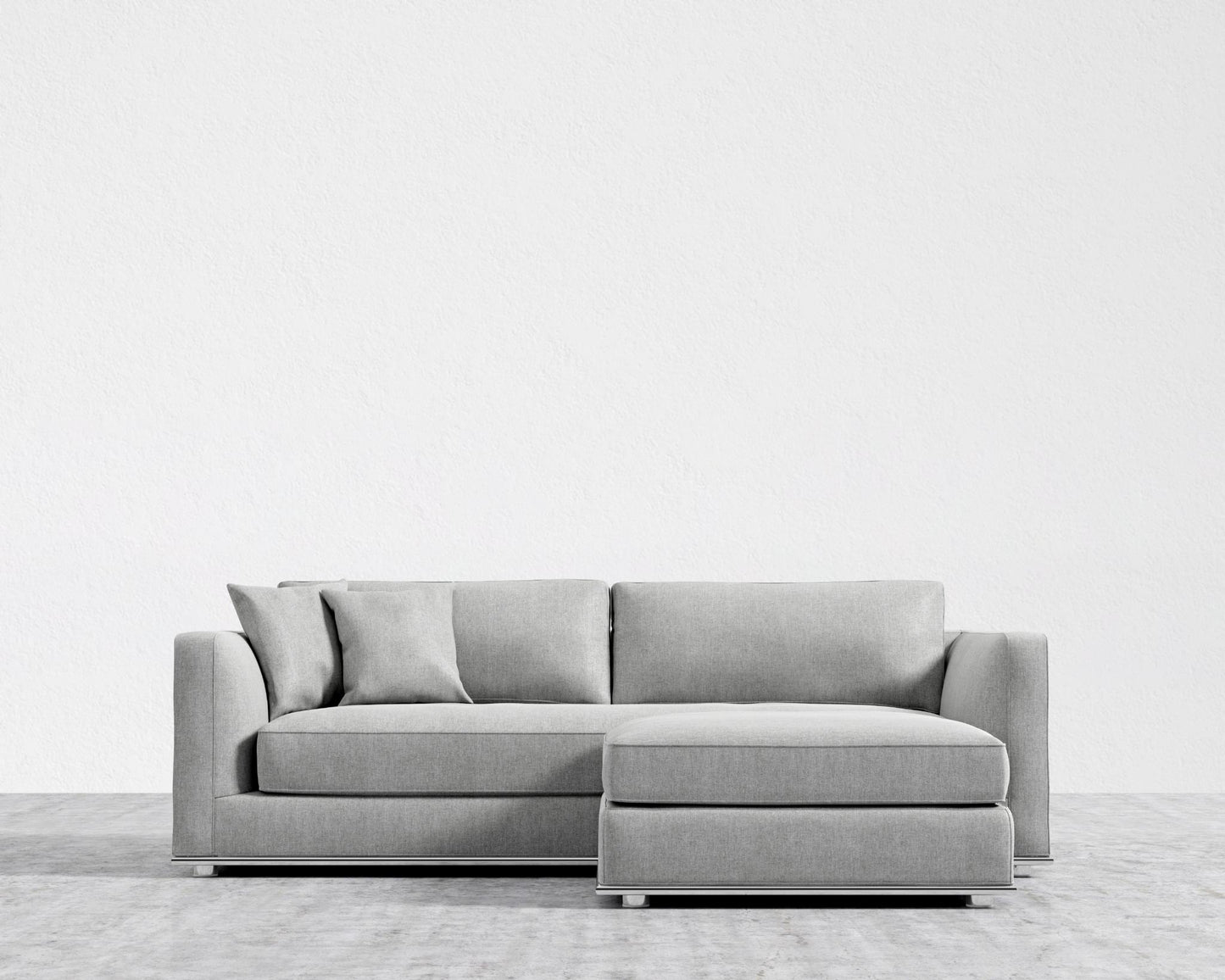 Milo Sleeper Sofa 88in - Ottoman - Modern Felt - Malmo