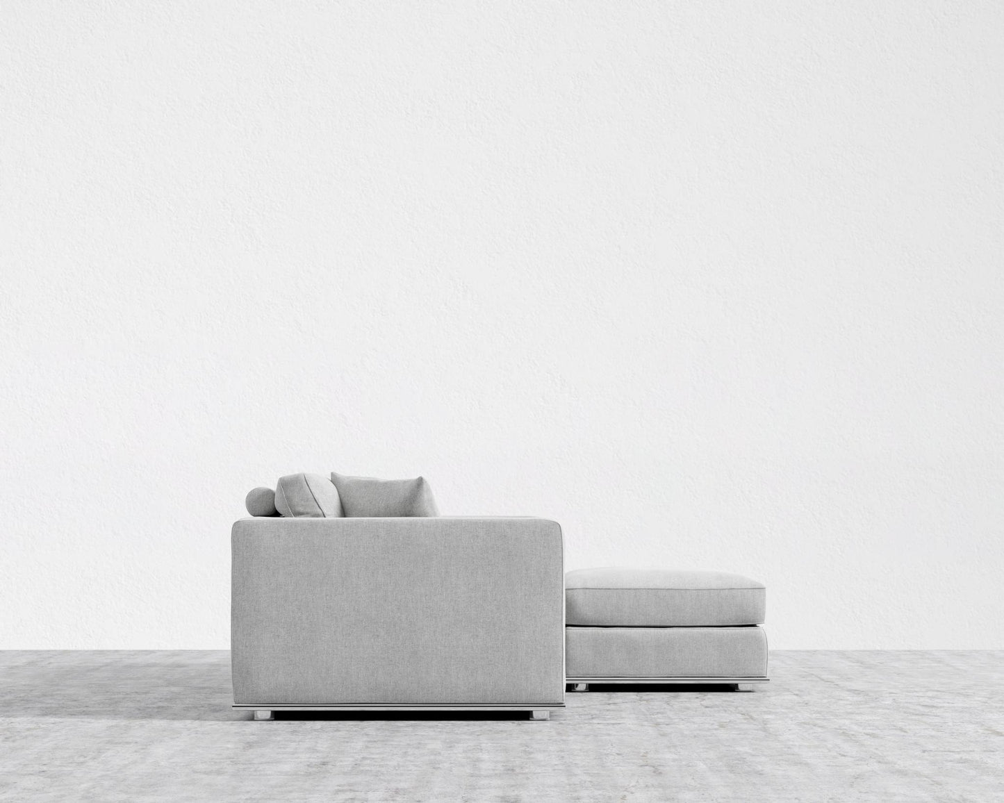 Milo Sleeper Sofa 88in - Ottoman - Modern Felt - Malmo