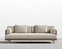 Maria Sofa - Plush Velvet - Warm Taupe