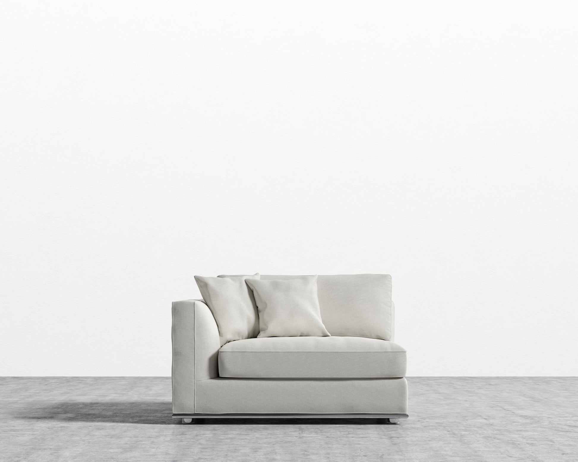 Milo Sectional - Modern Felt - Alesund - Single Left 
