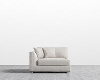 Milo 1 Seater - Left Facing - Chatou Boucle - Pearl