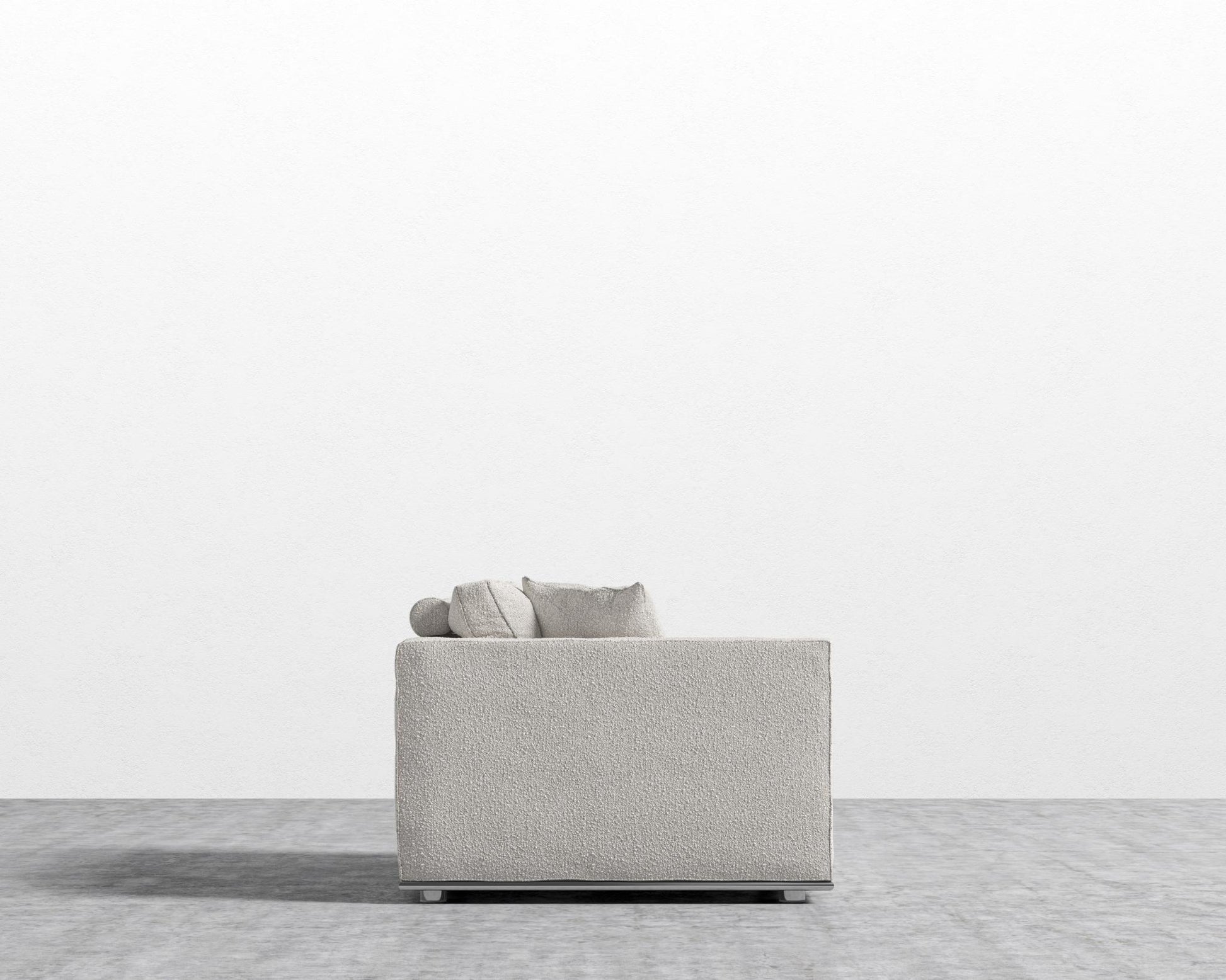 Milo 1 Seater - Left Facing - Chatou Boucle - Pearl