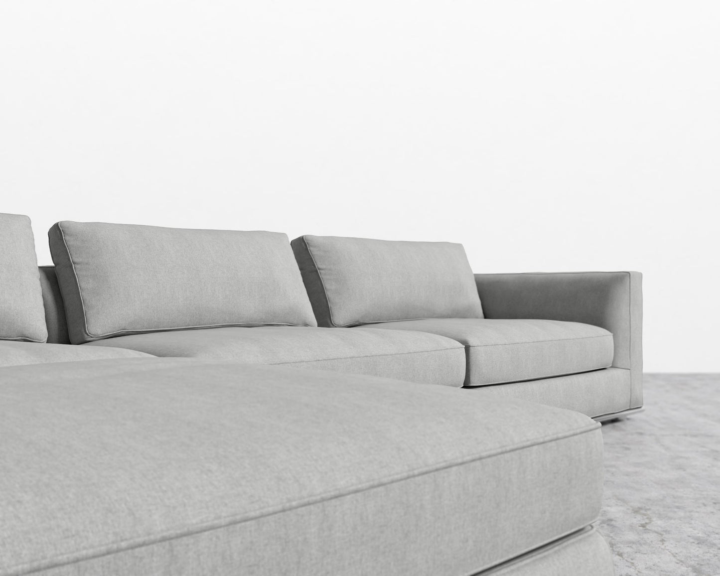 Milo Sectional - Modern Felt - Malmo 