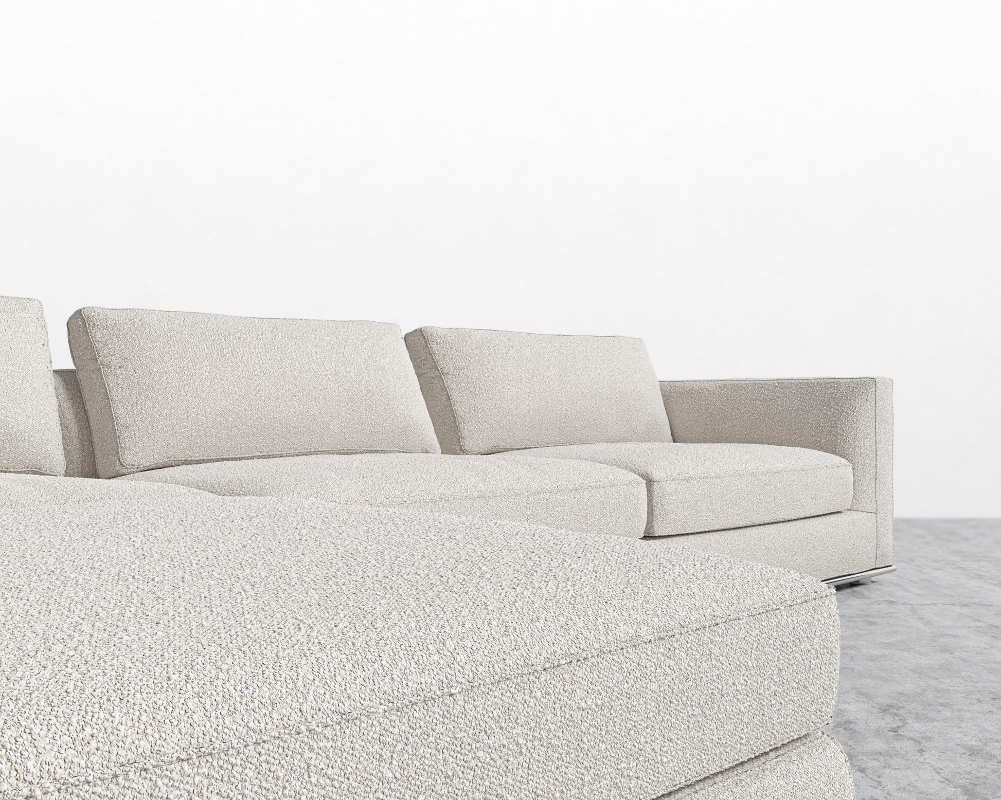 Milo Modular Sectional - Chatou Boucle - Pearl