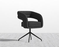 Mia Dining Chair - Chatou Boucle - Caviar