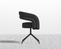 Mia Dining Chair - Chatou Boucle - Caviar