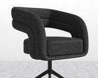 Mia Dining Chair - Chatou Boucle - Caviar