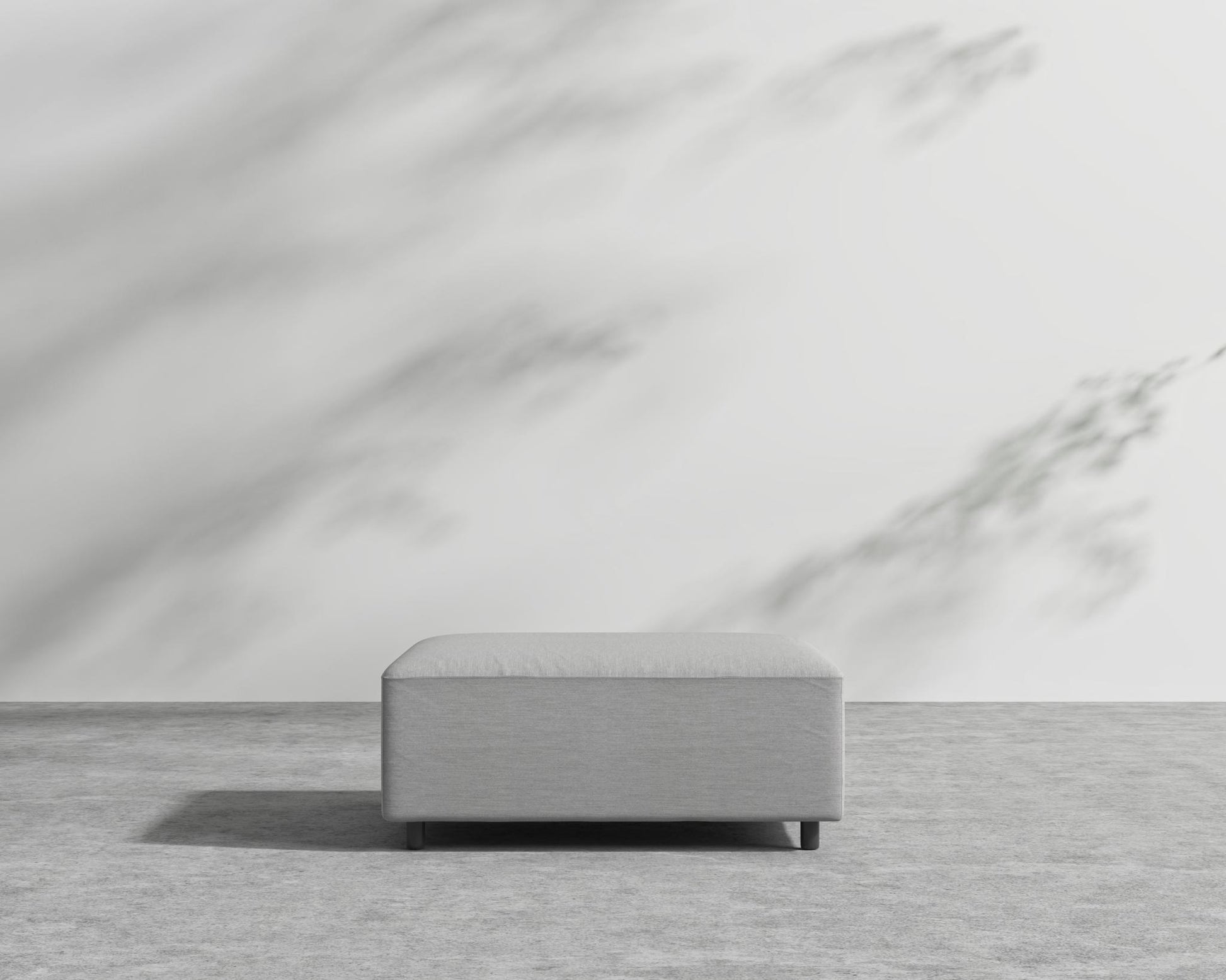 Mika Outdoor Ottoman - Encino