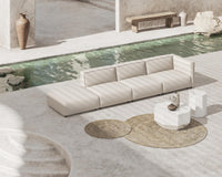Outdoor Arya Modular in palisades featuring Leia Side and Coffee table