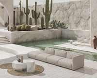 Outdoor Arya Modular in palisades featuring Leia Side and Coffee table