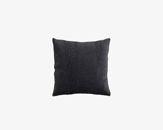 Square Throw Pillow 18 - Chatou Boucle - Caviar