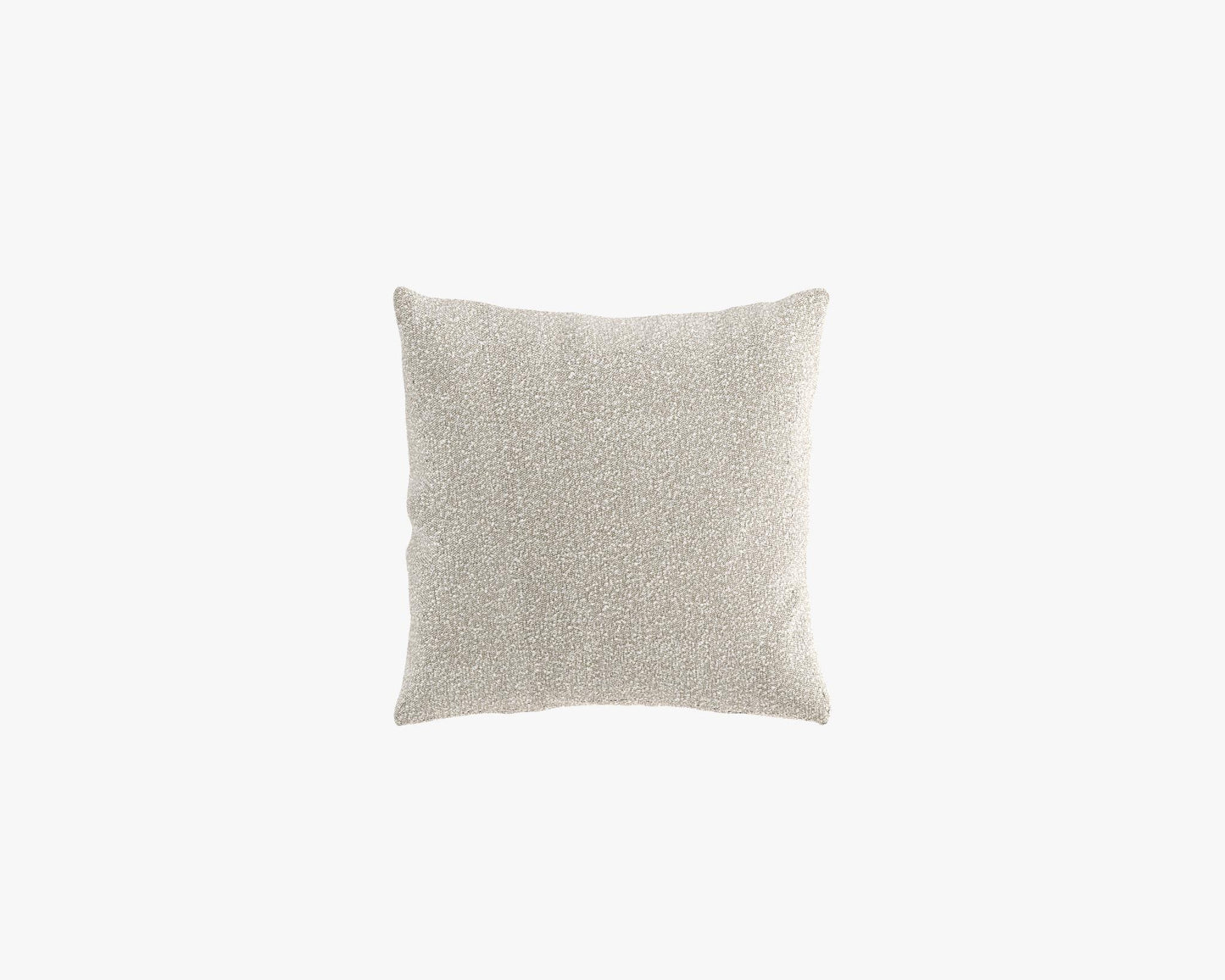 Square Throw Pillow 18 - Chatou Boucle - Pearl