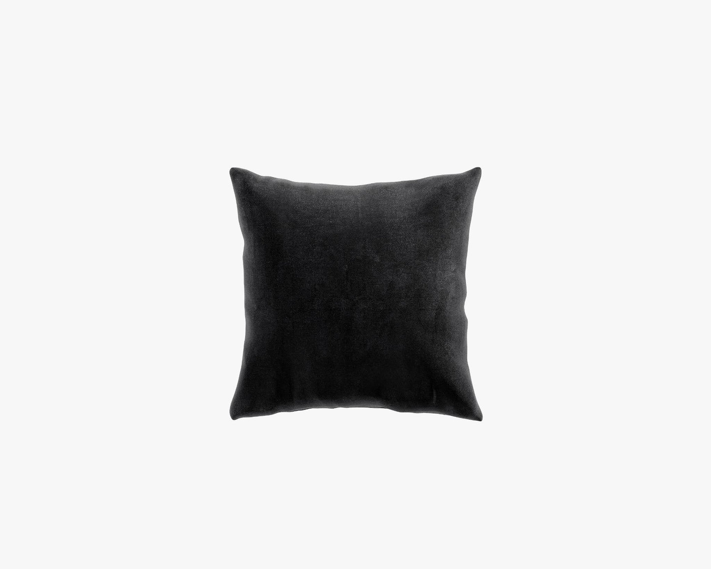 Square Throw Pillow 18 - Plush Velvet - Black 2022