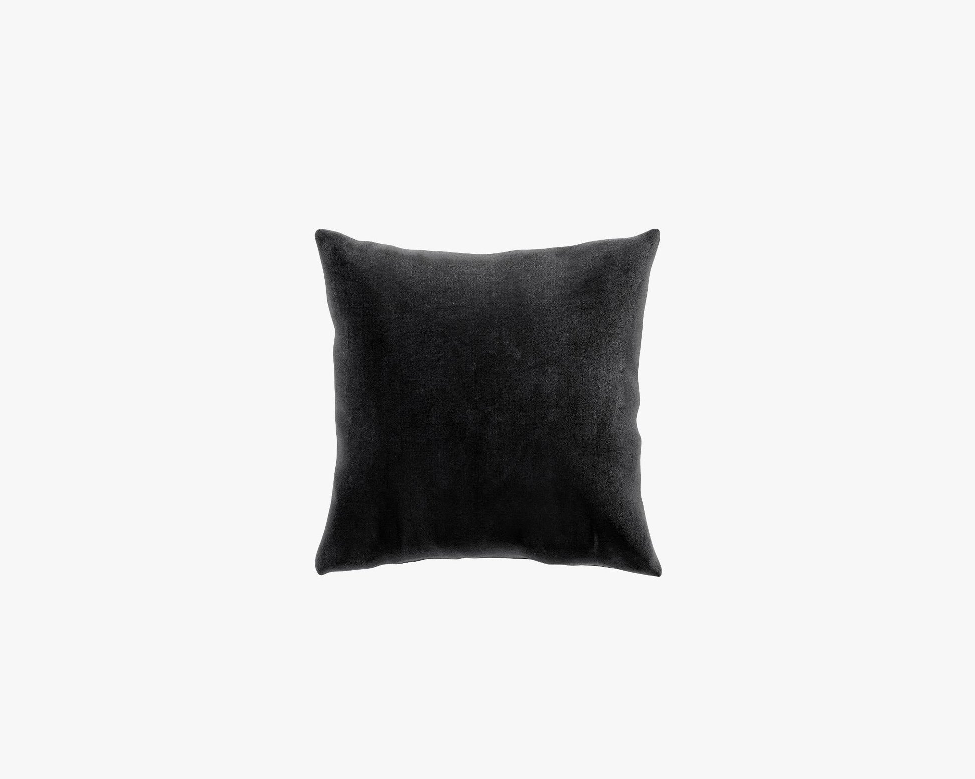 Square Throw Pillow 18 - Plush Velvet - Black 2022
