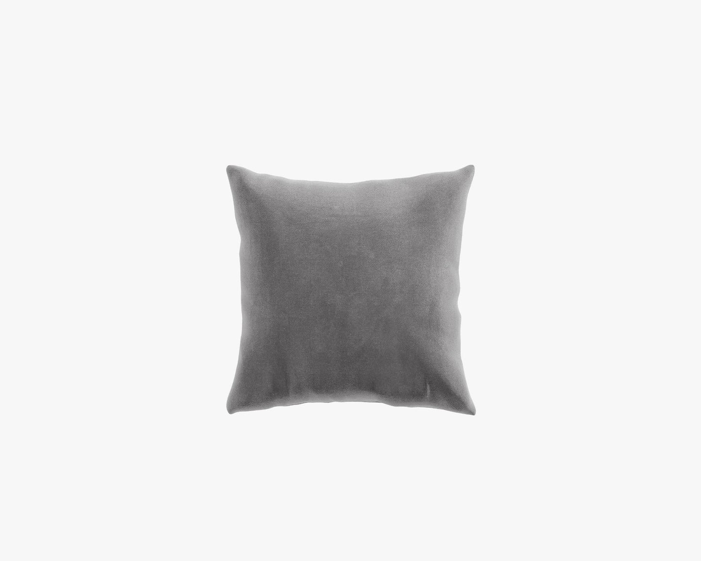 Square Throw Pillow 18 - Plush Velvet - Glacier Grey 2022