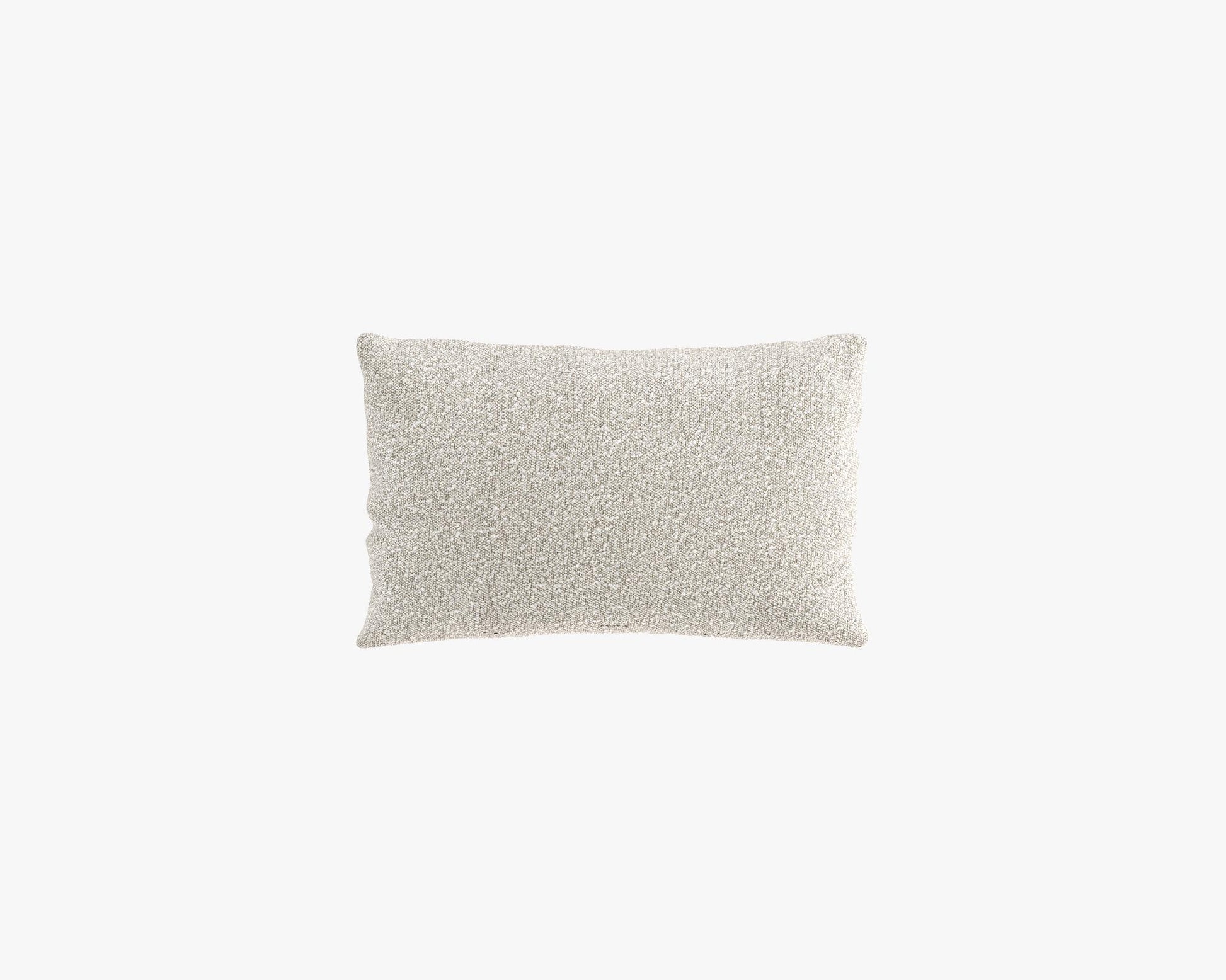 Rectangular Throw Pillow - Chatou Boucle - Pearl