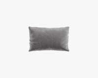 Rectangular Throw Pillow - Plush Velvet - Glacier Grey 2022