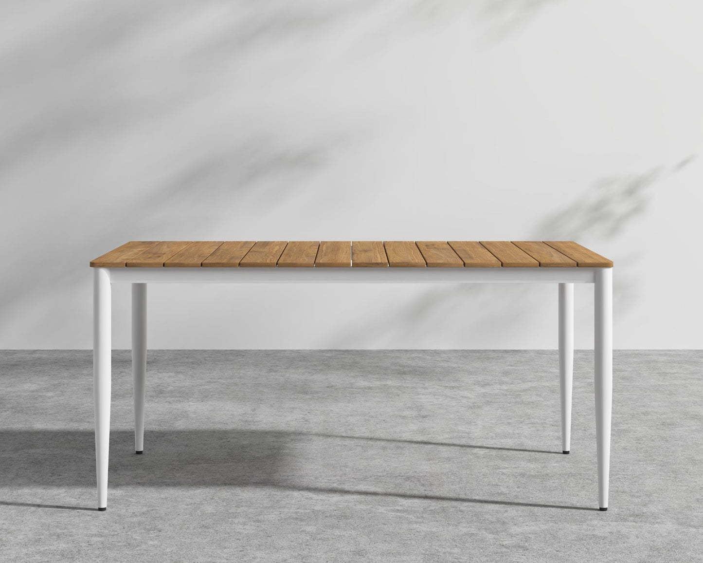 Spencer Outdoor Dining Table - White Frame 