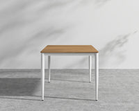 Spencer Outdoor Dining Table - White Frame 