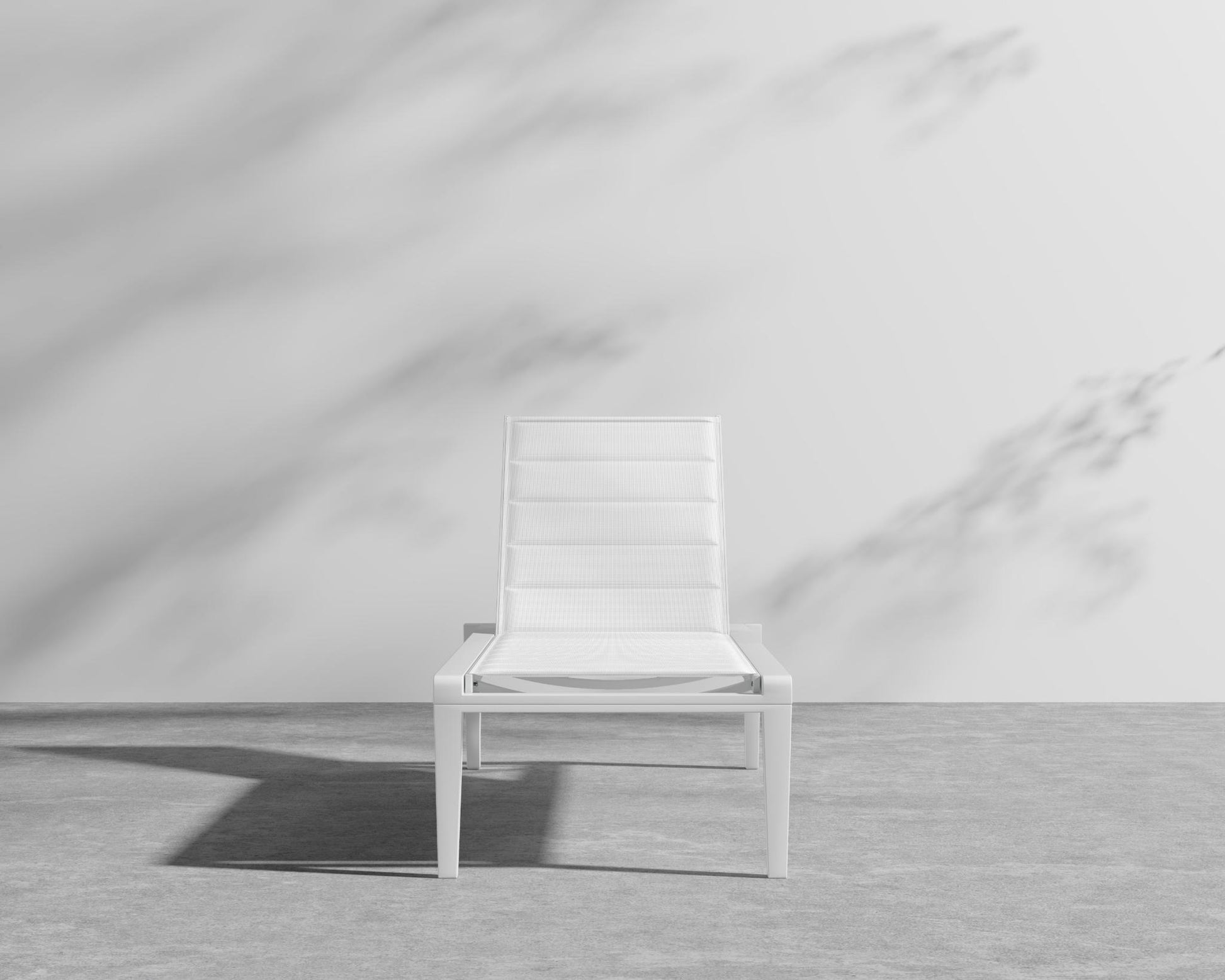 Preston Outdoor Lounger - White