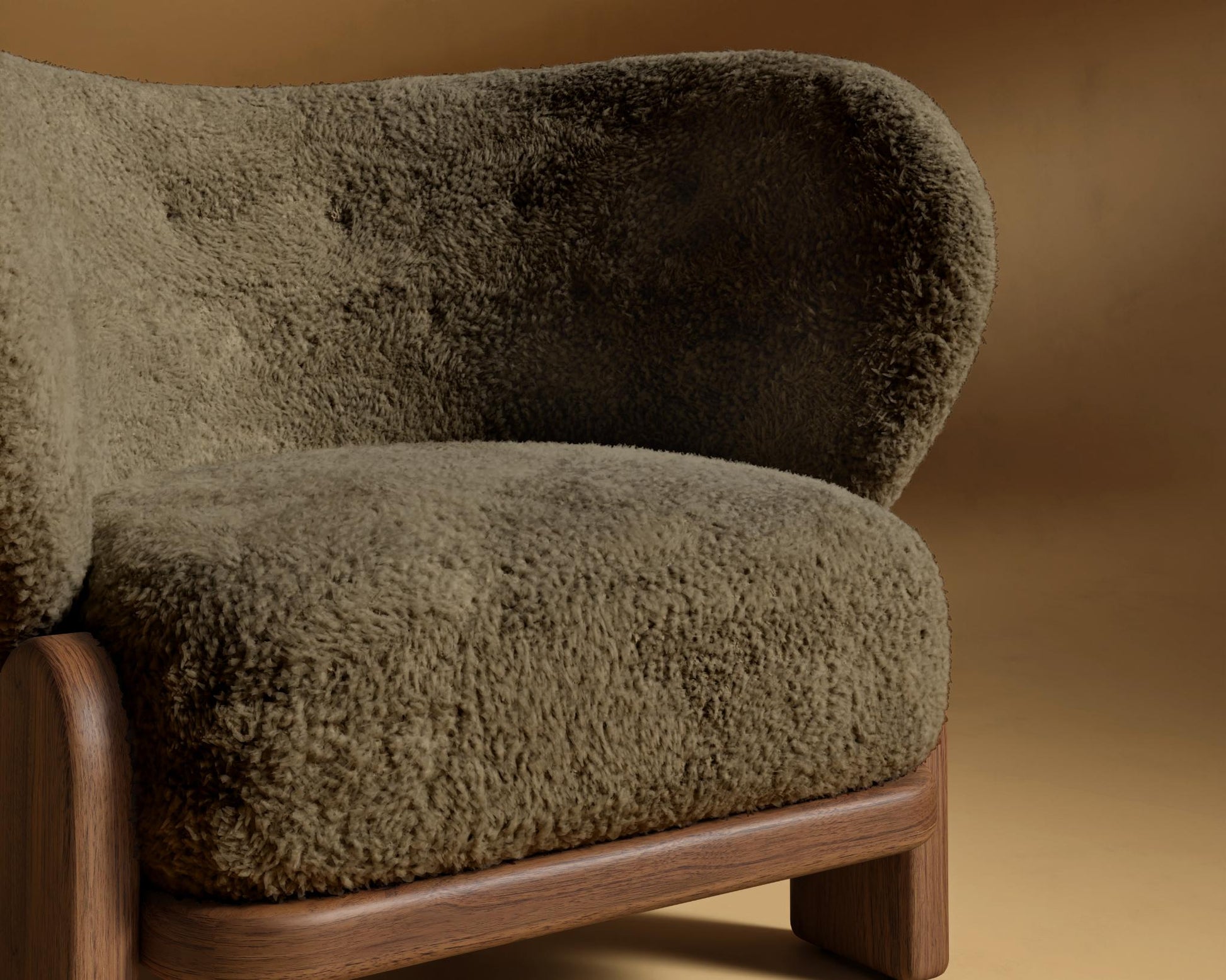 Pallas_Lounge_Chair_Shearling - Espresso