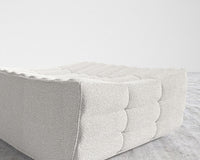 Tanner Ottoman - Chatou Boucle - Pearl