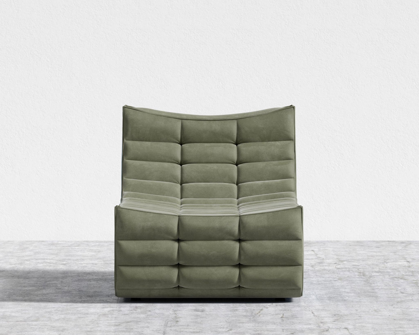 Tanner Chaise - Venice Vegan Suede - Sage