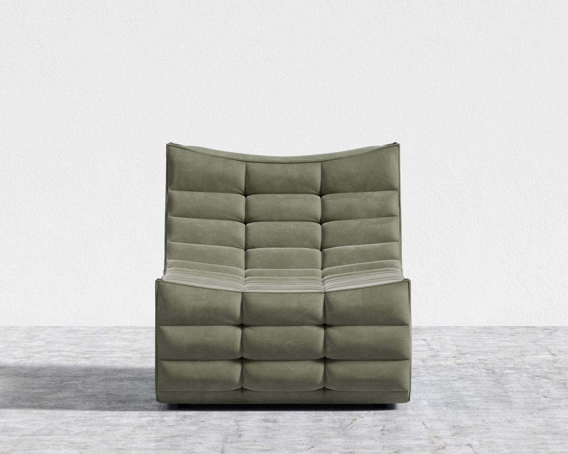 Tanner Chaise - Venice Vegan Suede - Sage