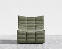Tanner Chaise - Venice Vegan Suede - Sage