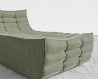 Tanner Chaise - Venice Vegan Suede - Sage