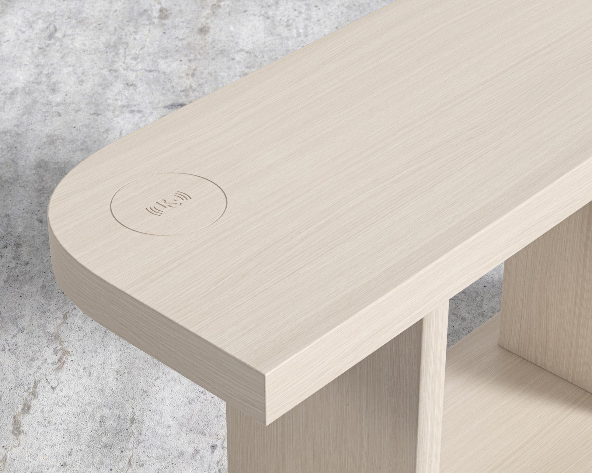 Uni End Table - Washed Natural Oak