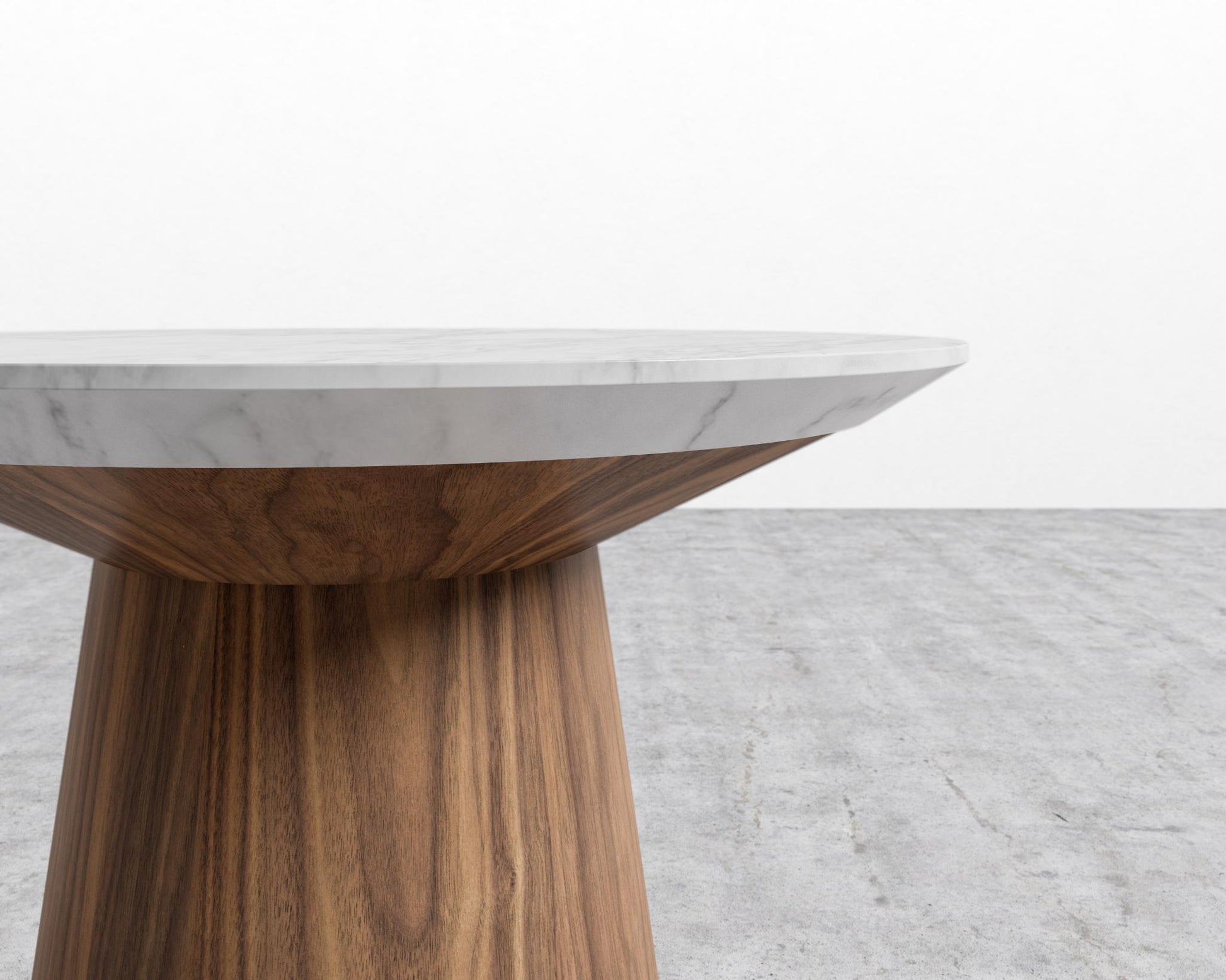 Winston Side Table - White Marble Top