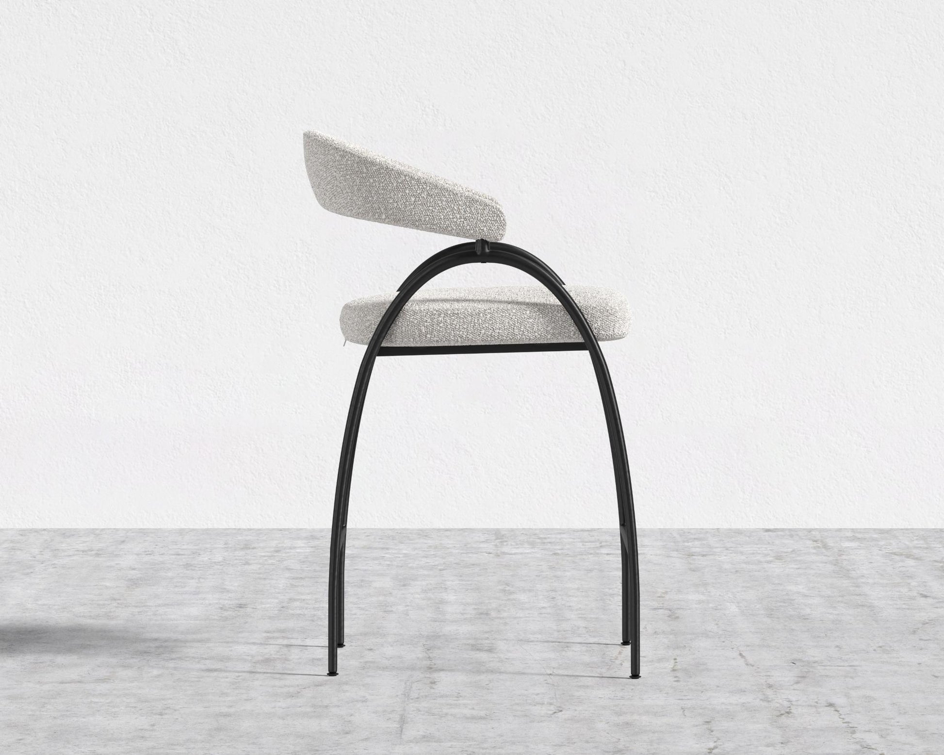 Uma Counter Stool - Chatou Boucle - Pearl