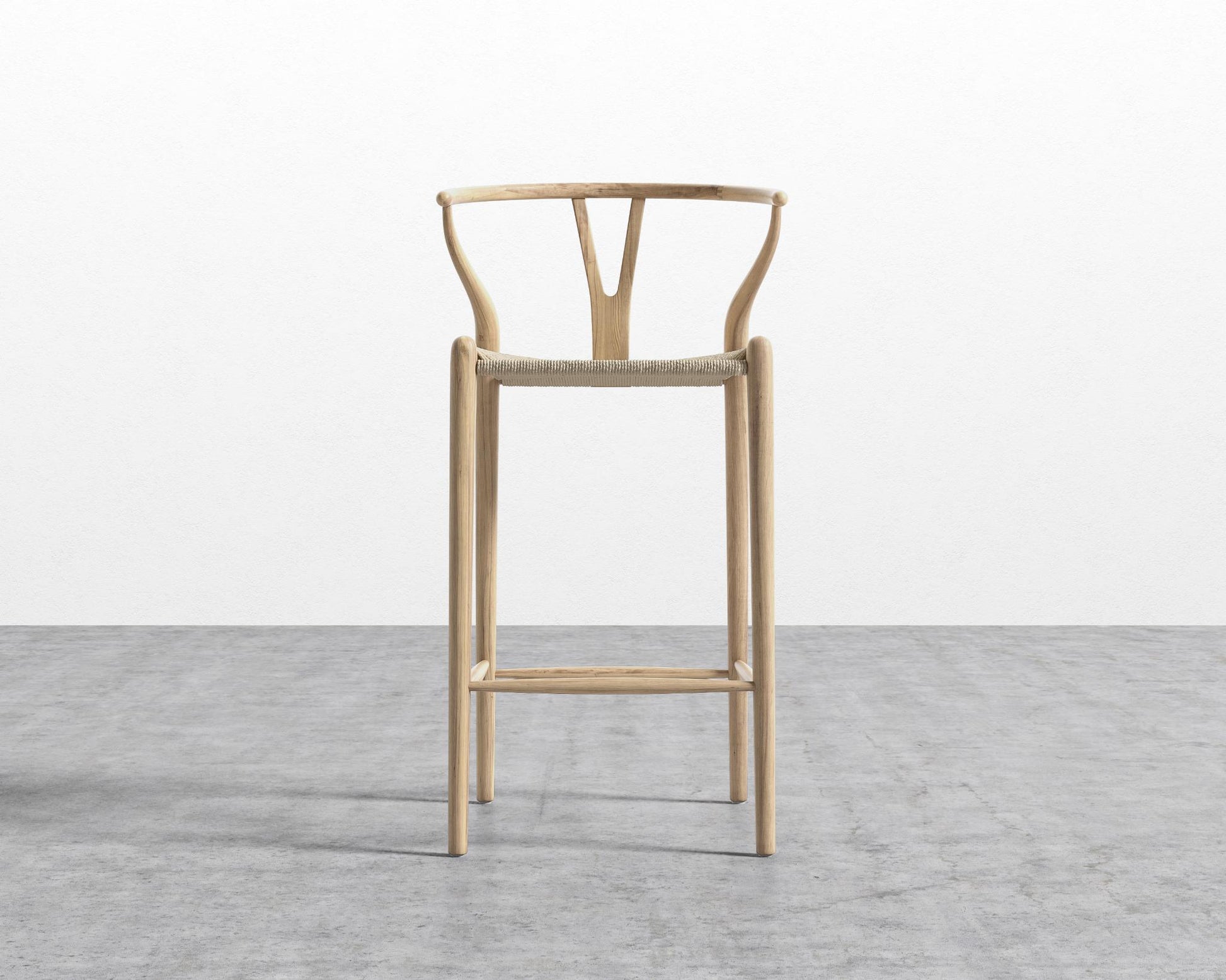 Wishbone Barstool - Natural 
